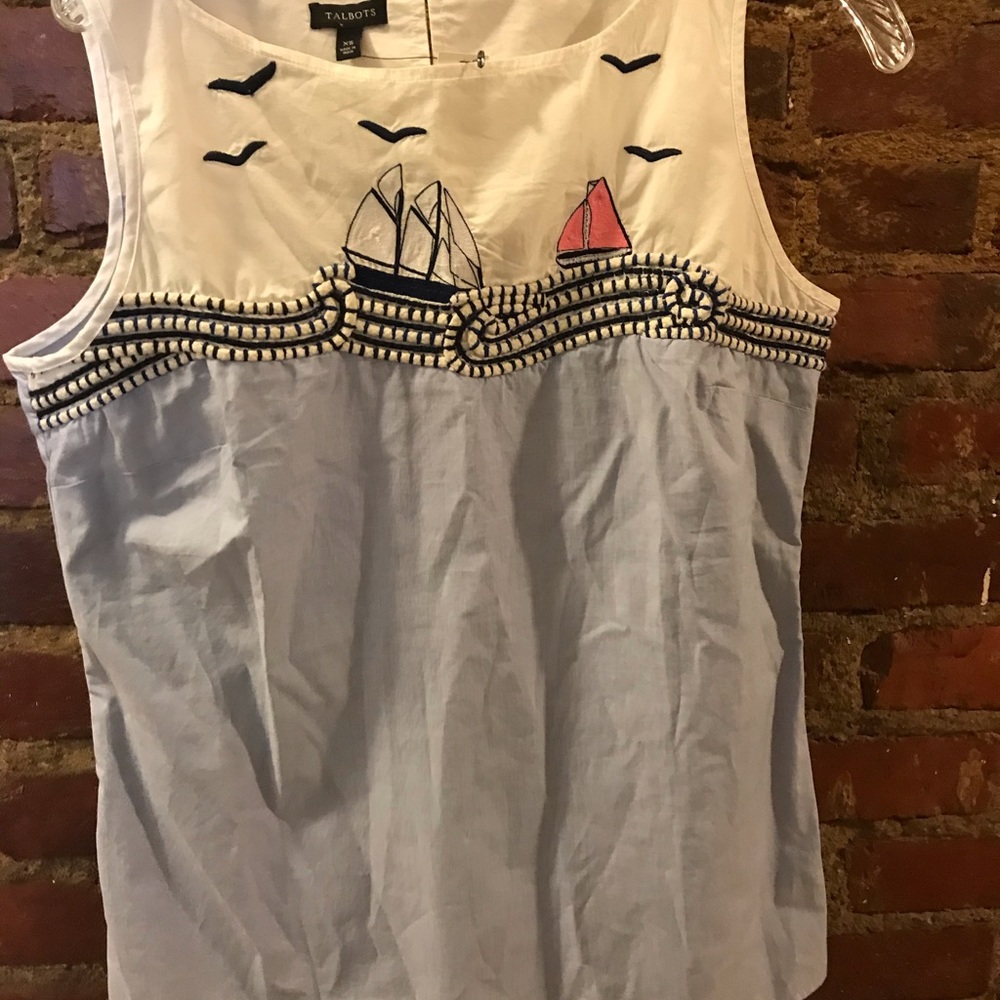 Sleeveless blouse